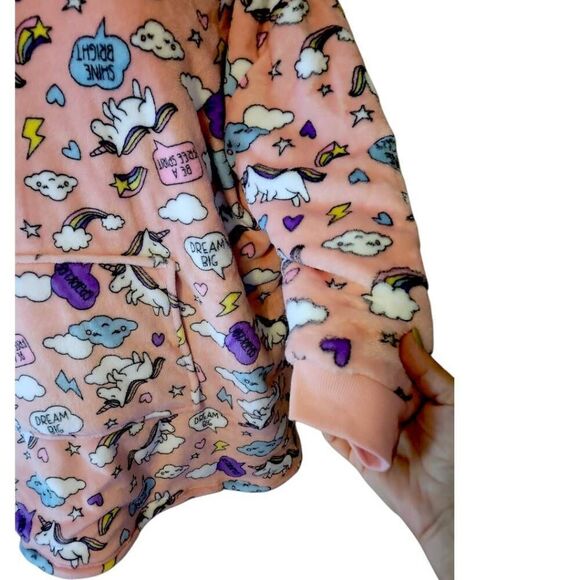 Weekending Oversize Unicorn Sleep Hoodie One Size - Picture 4 of 6